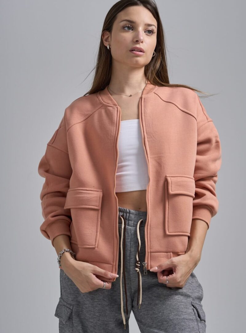 Campera Bomber con Friza - Imagen 2