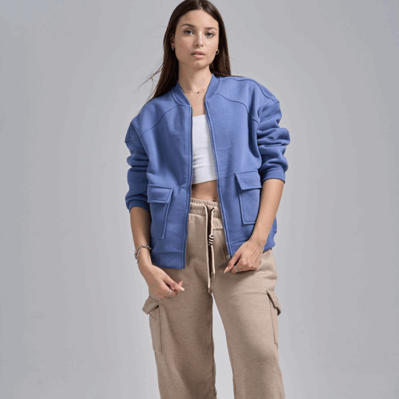 Campera Bomber con Friza