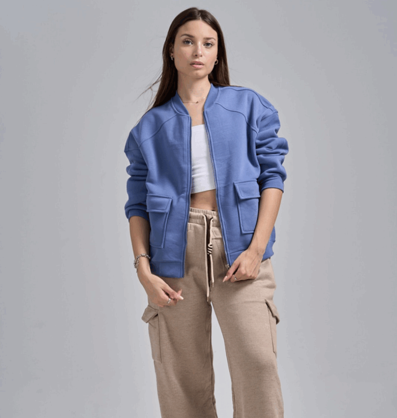 Campera Bomber con Friza